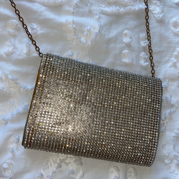 White Rhinestone Bag - Picture 3 of 6